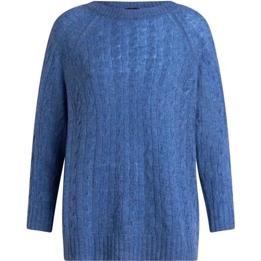 ETRO maglione con maniche a 3/4 - blu