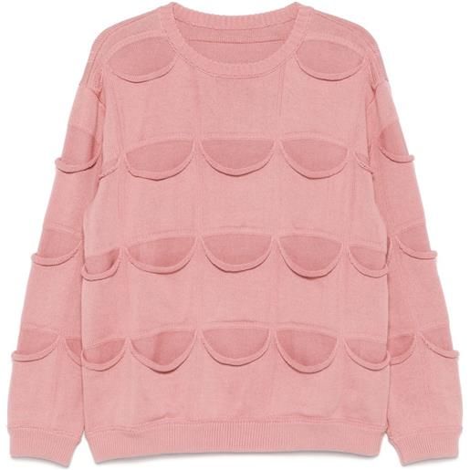 Isa Boulder maglione allpocket - rosa