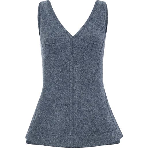 Proenza Schouler top winona - grigio