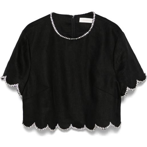 ZIMMERMANN top crush - nero