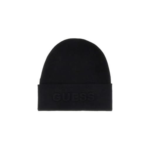 GUESS cappello cuffia con logo aw5179pol01 black l