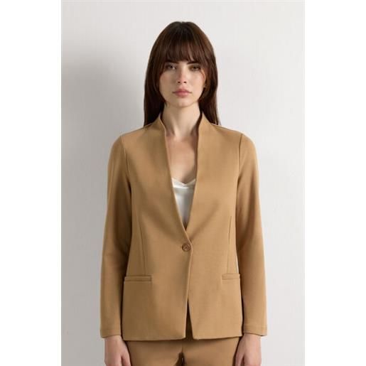 Intimissimi giacca in cotone pesante con bottone marrone