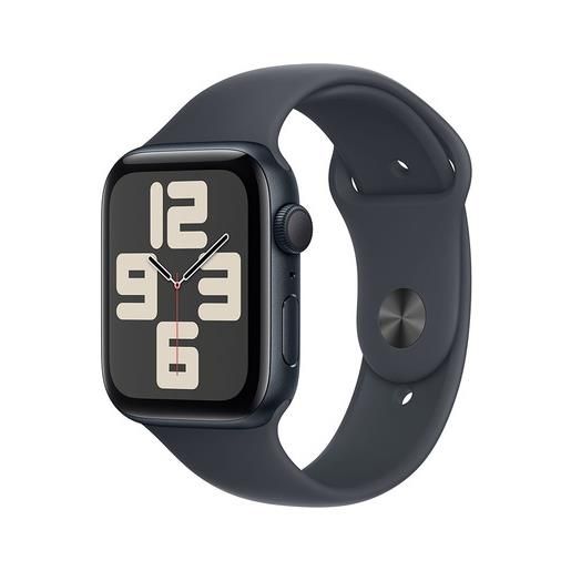 Apple watch se gps 44mm cassa alluminio mezzanotte con mezzanotte sport band m/l