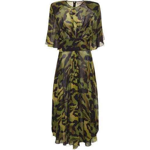 ALEXANDRE VAUTHIER vestito in georgette stampato