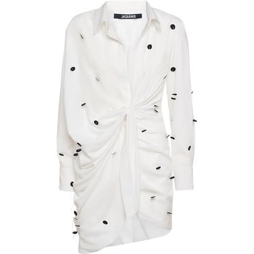 JACQUEMUS vestito la robe bahia in crepe