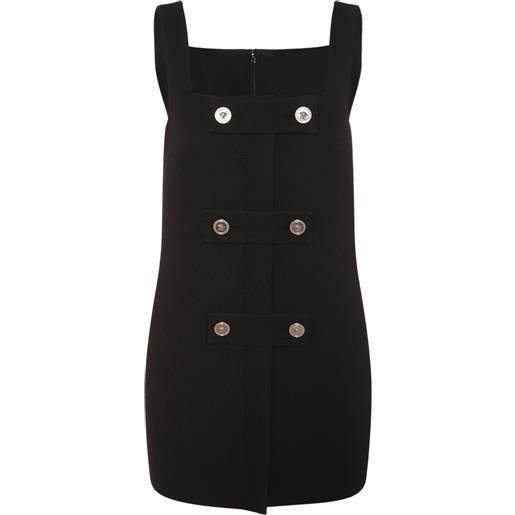 VERSACE vestito cavalry in twill di viscosa
