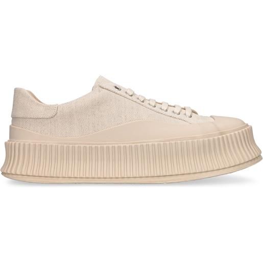 JIL SANDER sneakers in tela vulcanizzata 40mm