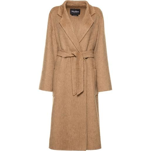 MAX MARA cappotto lvr exclusive in mohair e cammello