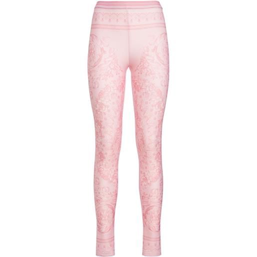 VERSACE leggings in lycra stampa barocco