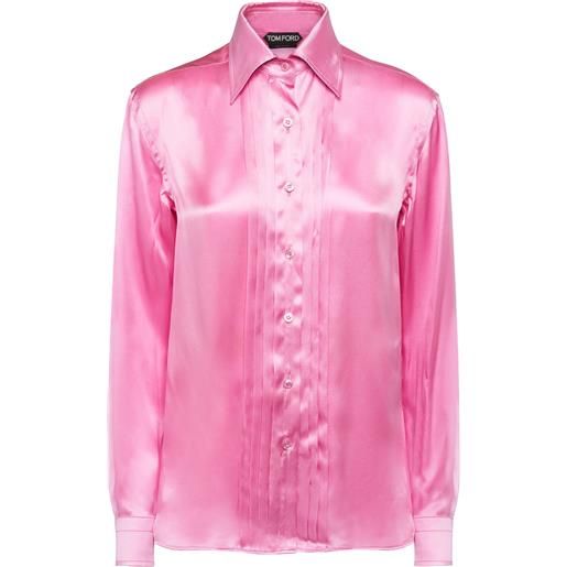 TOM FORD camicia in seta charmeuse