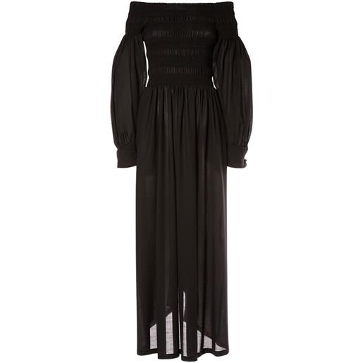 MAX MARA vestito midi con spalle scoperte manu in lana