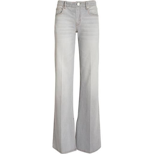 AMI PARIS jeans svasati vita alta in cotone