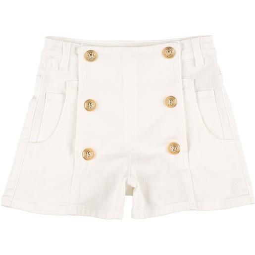 BALMAIN shorts in misto cotone