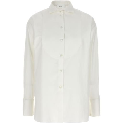 Bally camicia in cotone - bianco
