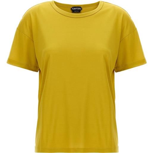 TOM FORD t-shirt con logo - giallo