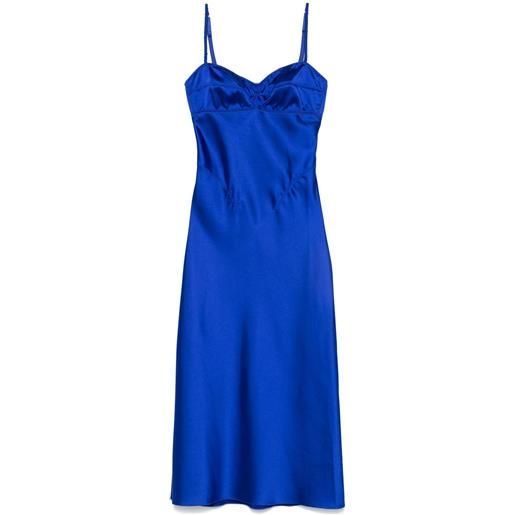 Anna October abito waterlily - blu