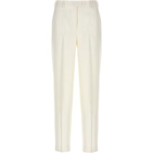 Kiton pantaloni affusolati - bianco