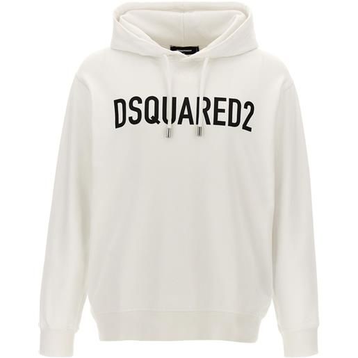 DSQUARED2 felpa con cappuccio - bianco