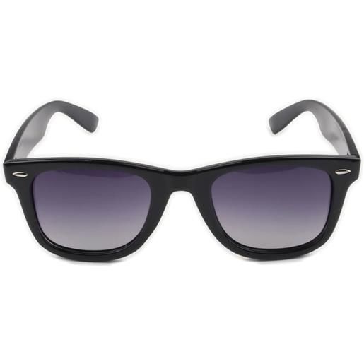 Sanifarma occhiale premontato da sole contacta ikona nero/grigio 1 paio