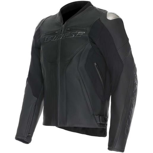 Dainese giubbotto moto in pelle Dainese racing 5 nero nero nero