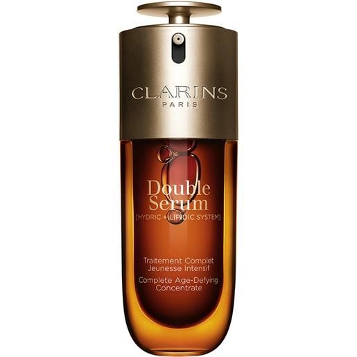 Clarins double serum hydric+lipidic system 75 ml anti-età idratante rigenerante protettivo nutriente siero