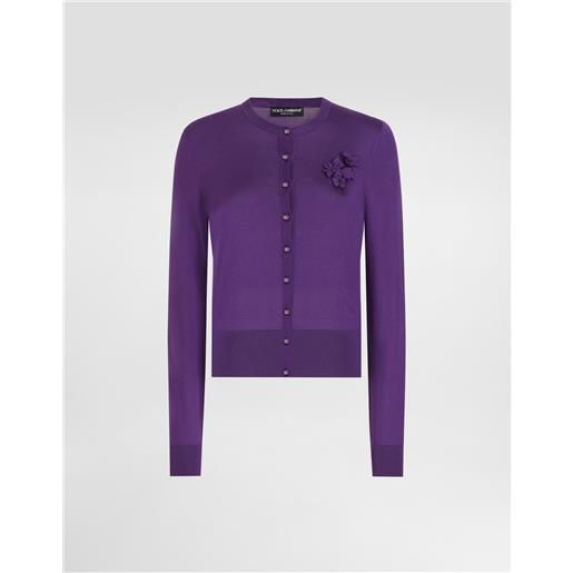 Dolce & Gabbana cardigan girocollo in seta
