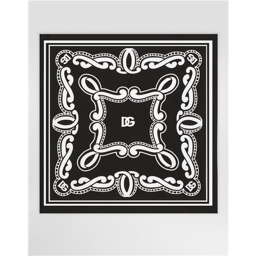 Dolce & Gabbana foulard in seta stampa bandana