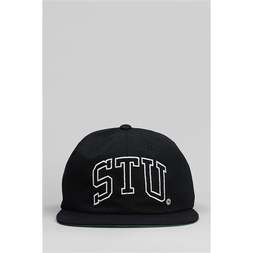 Stussy cappello in cotone nero