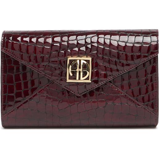 ANINE BING pochette piccola elly in pelle goffrata