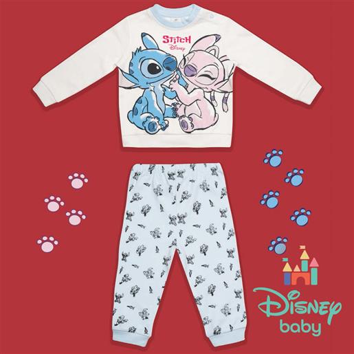Disney pigiama interlock stitch bimba 12m-30m Disney cod. Dy32c6254