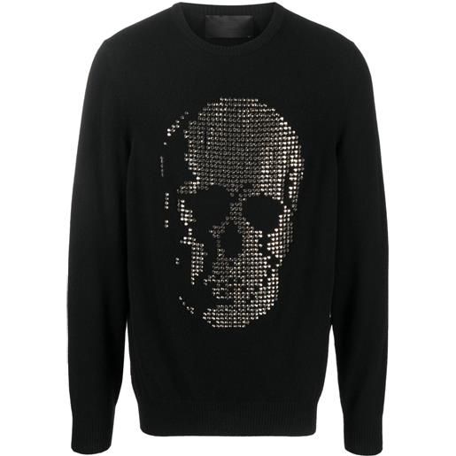 Philipp Plein felpa con applicazione - nero