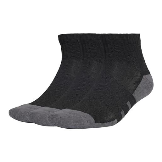 adidas mixte essentials climacool quarter 3pp, black/grey six, 10.5-12.5