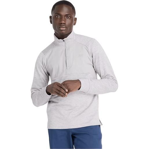 NEW BALANCE athletics heat grid 1/2 zip maglia running uomo