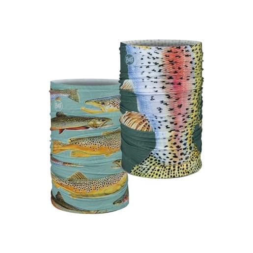 Buff pacchetto duo buff® scaldacollo fishing activity cool. Net uv® abachar trout estampada e cool. Net uv® rainbow multi taglia unica adulti