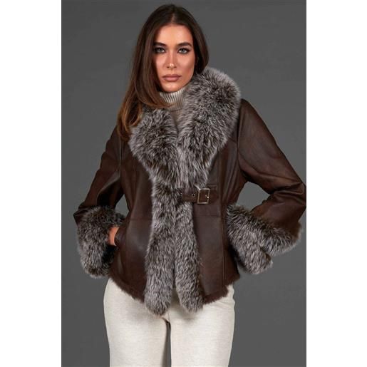 TWW Cuscino Per Seggiolino Auto In Pelliccia Di Volpe, Peluche - Foto 10