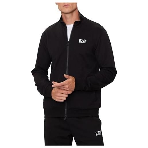 EA7 felpa emporio armani nero logo xxl uomo adulto casual