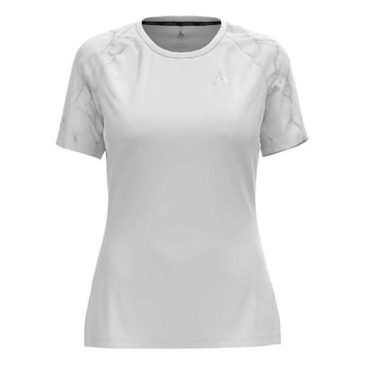 Odlo maglietta da corsa essentials da donna con stampa