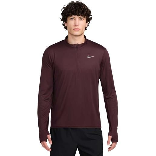 Nike t-shirt manica lunga running uomo Nike pacer bordeaux
