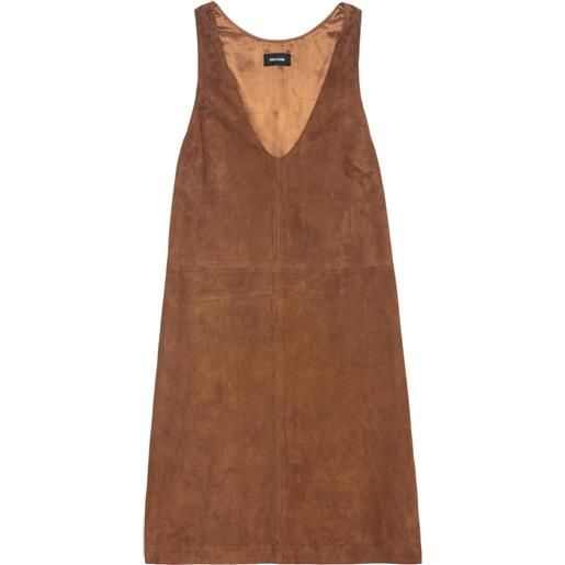 Zadig&Voltaire abito corto rasha - cognac