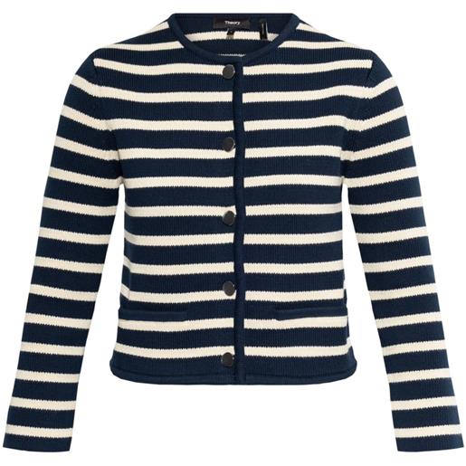 Theory cardigan a righe - blu