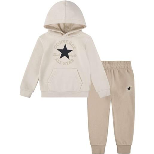 HADDAD CONVERSE set felpa con cappuccio e pantalone converse dissected
