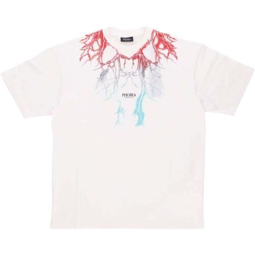 PHOBIA t-shirt pohbia bicolor lightning