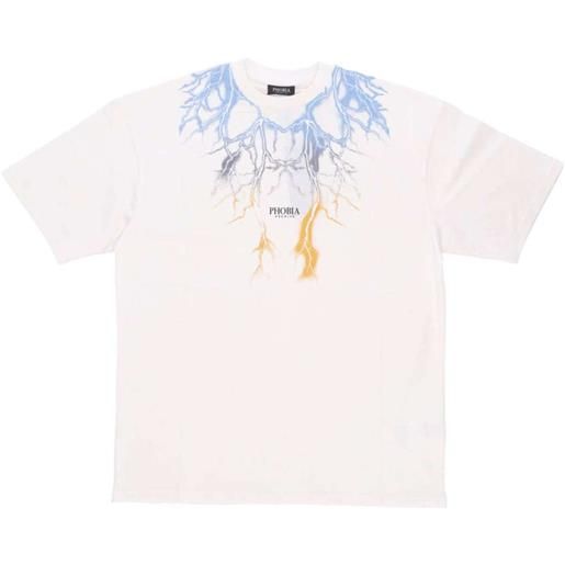 PHOBIA t-shirt PHOBIA bicolor lightning