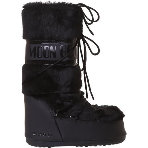 MOON BOOT icon faux fur doposci donna