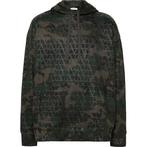 Valentino Garavani felpa toile iconographe con motivo camouflage - verde