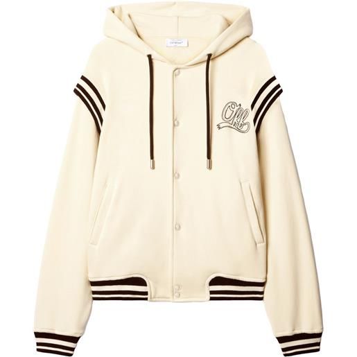 Off-White felpa con cappuccio - toni neutri