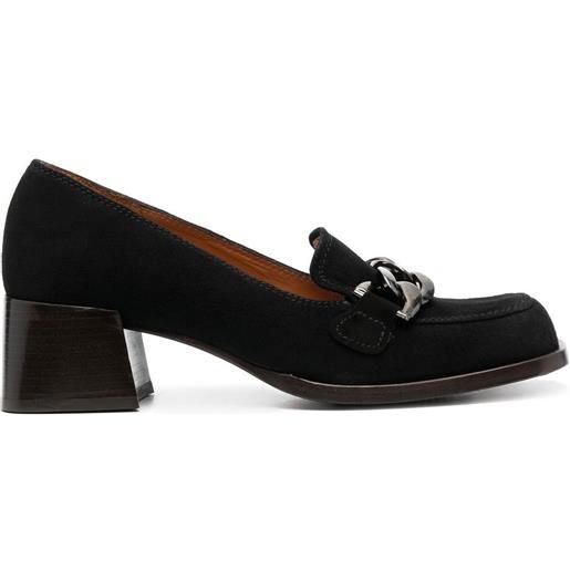 Chie Mihara mocassini con dettagli a catena - nero