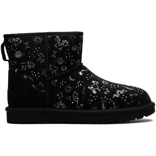 UGG stivali classic mini zodiac - nero