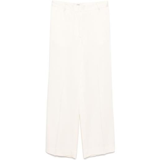 TOTEME pantaloni in crêpe de chine - toni neutri