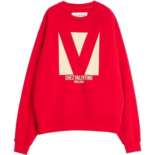 Valentino Garavani felpa girocollo - rosso